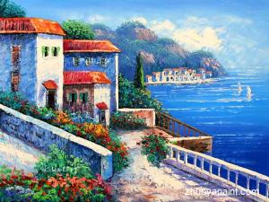 Mdeiterranean Sea Painting Wholesale