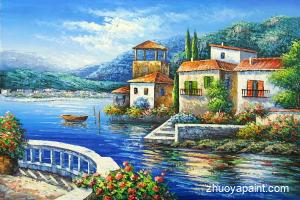 Mdeiterranean Sea Painting Wholesale