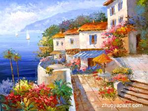 Oil Painting Reproductions of Mdeiterranean Sea 