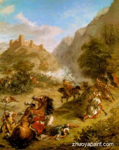 Arabs Skirmishing in the Mountains