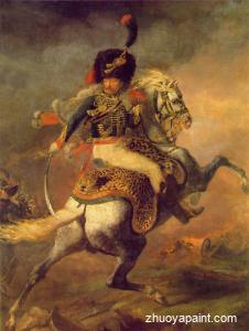  An Officer of the Imperial Horse Guards Charging