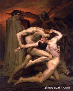 Dante and Virgil in Hell