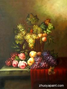 Grapes and Flowers