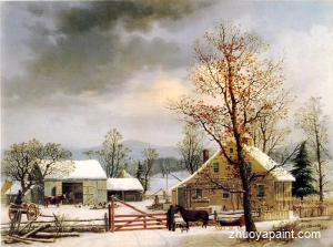 New England Winter Scene