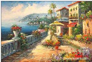 Mediterranean Oil Painting