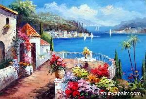 Mediterranean Sea Oil Painting