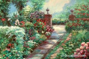 A Path in Flower Garden