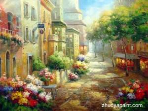 Flower Garden Nearby House