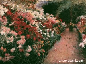 Chrysanthemums by Dennis Miller Bunker