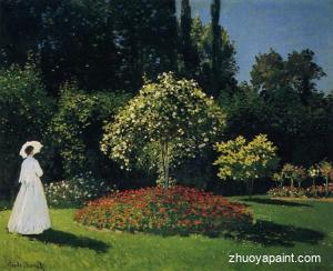 Jeanne-Marguerite Lecadre in the Garden