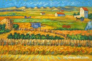 Harvest Landscape with Blue CartItem Number: GP00990