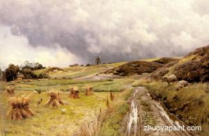 A Pastoral Landscape after a Storm