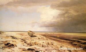 Deserted Boat on a Beach