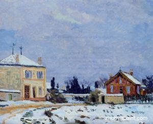 Winter Scenes of A Town