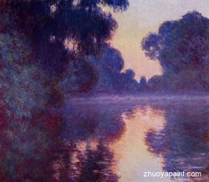 Arm of the Seine near Giverny at Sunrise