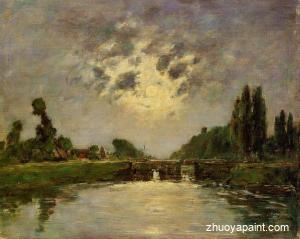 Saint-Valery-sur-Somme, the Bridge on the Lock