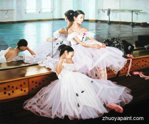 Dancers Resting