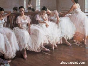 Ballet Dancers Resting
