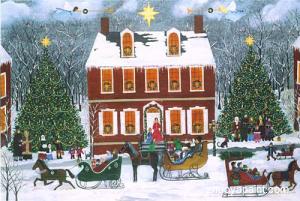 Snowscape Christmas Scene 