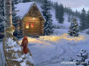 Christmas Oil Paintings 