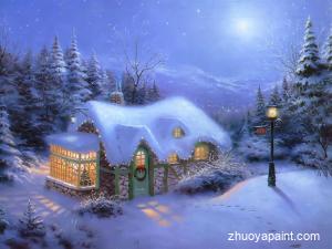 Christmas Scenes Painting
