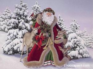 Santa Claus Oil Paintings