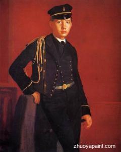 Achille De Gas in the Uniform of a Cadet
