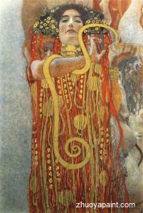 Hygeia. Detail of Medicine