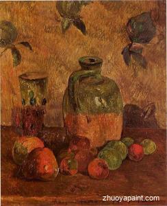 Apples, Jug, Iridescent Glass