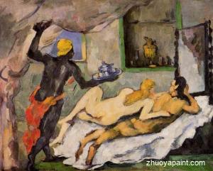 Afternoon in Naples with a Black Servant