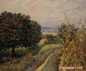 Among the Vines near Louveciennes