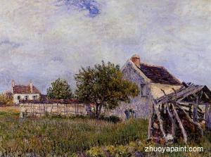 An Old Cottage at Sablons