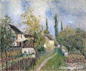 A Path at Les Sablons