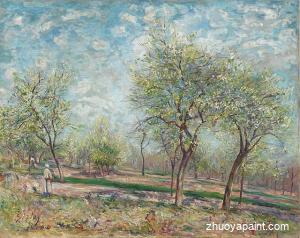 Apple Trees in Bloom