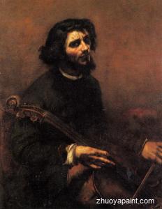 The Cellist, Self Portrait