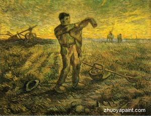 Evening-The End of the Day (after Millet)