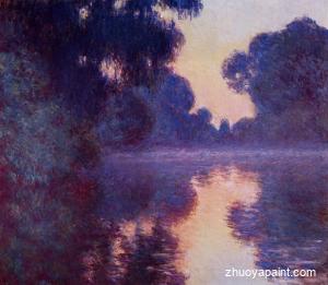 Arm of the Seine near Giverny at Sunrise