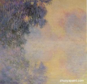 Arm of the Seine near Giverny in the Fog