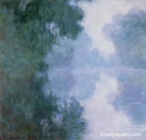 Arm of the Seine near Giverny in the Fog