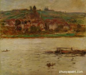 Barge on the Seine at Vertheuil