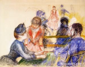  At the Moulin de la Galette