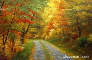 A Palette Of Colorful Fall Foliage