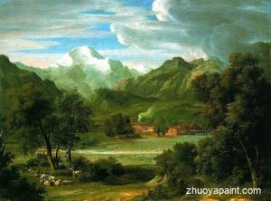  A Small Village in a Valley