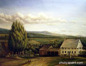 Church, A View In Pittsford, Vt.