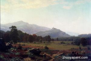 Autumn in the Conway Meadows Looking towards Mount Washingto