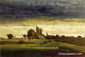 Landscape with Farmhouse