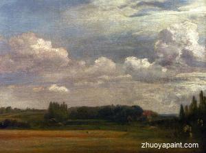  View Towards The Rectory, From East Bergholt House