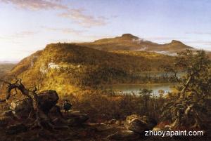 A View of the Two Lakes and Mountain House,Catskill Mountain