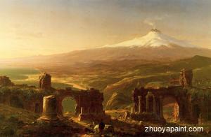 Mount Etna from Taormina