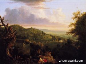 View of Monte Video, Seat of Daniel Wadsworth, Esq